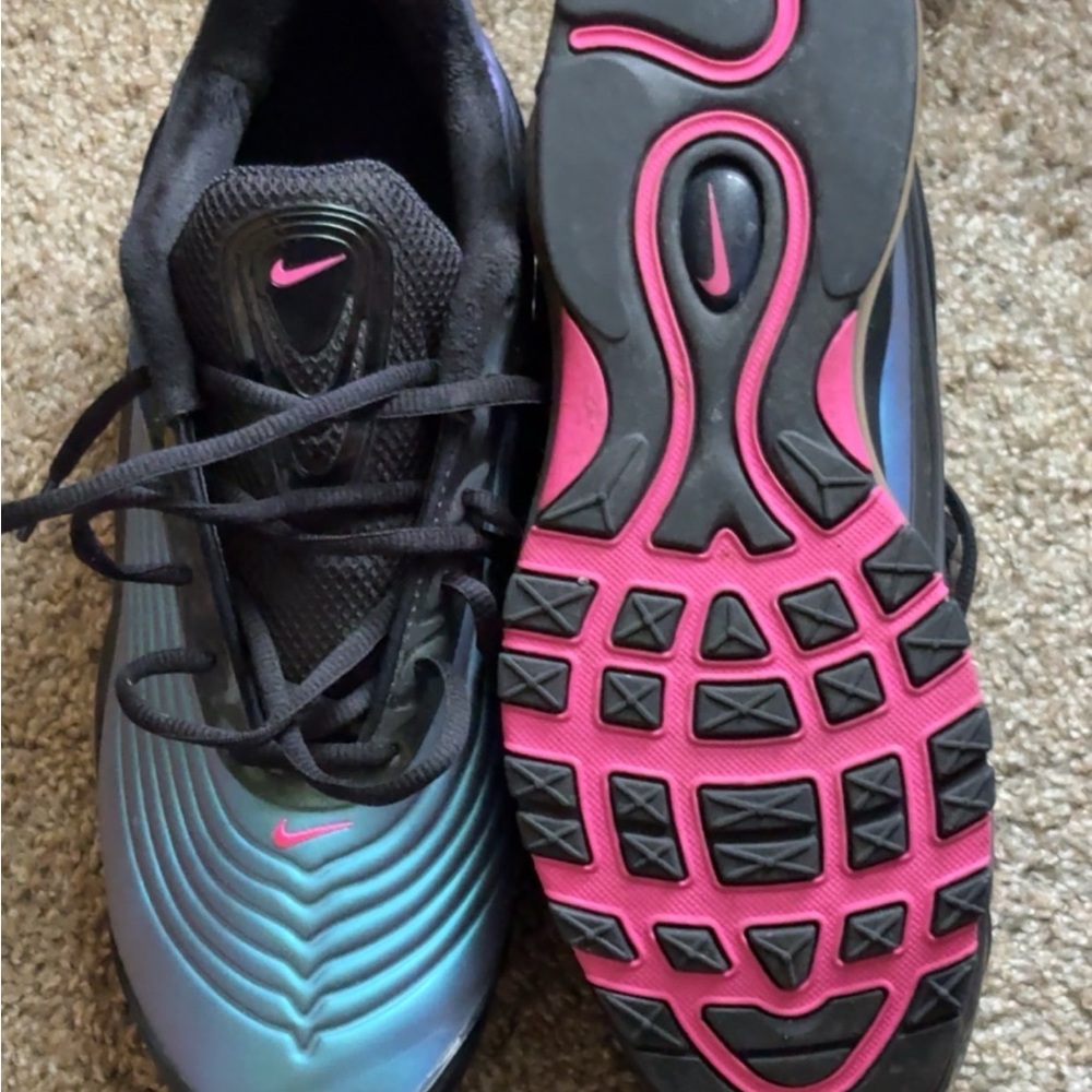 Nike Blue and Pink Athletic Shoes